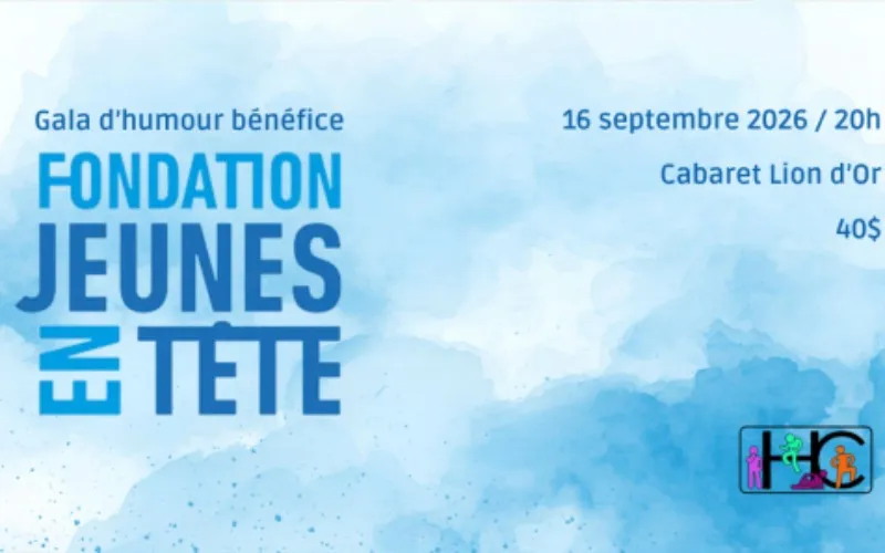 Gala d`humour bénéfice pour jeunes en tête