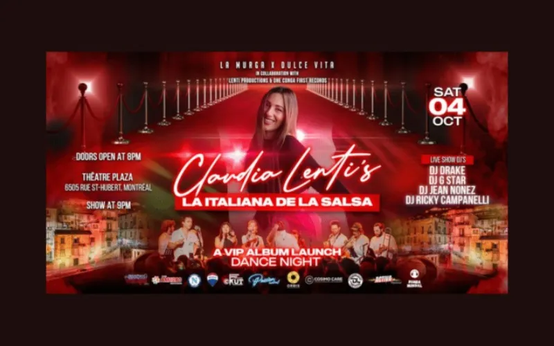 La italiana de la salsa - Théâtre Plaza