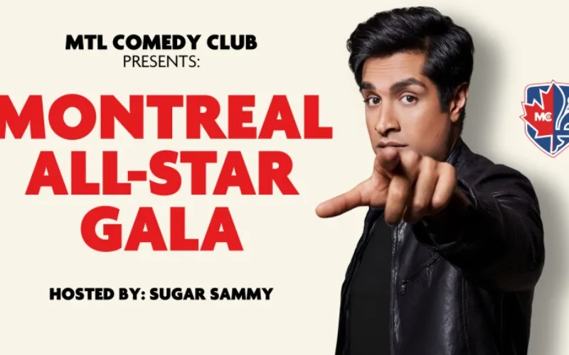 Montreal all-star gala hosted by sugar sammy
