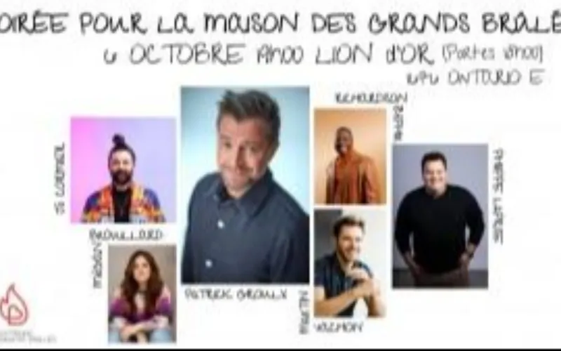 Soirée  bénéfice pour la maison des grands brûlés - Cabaret Lion d`Or